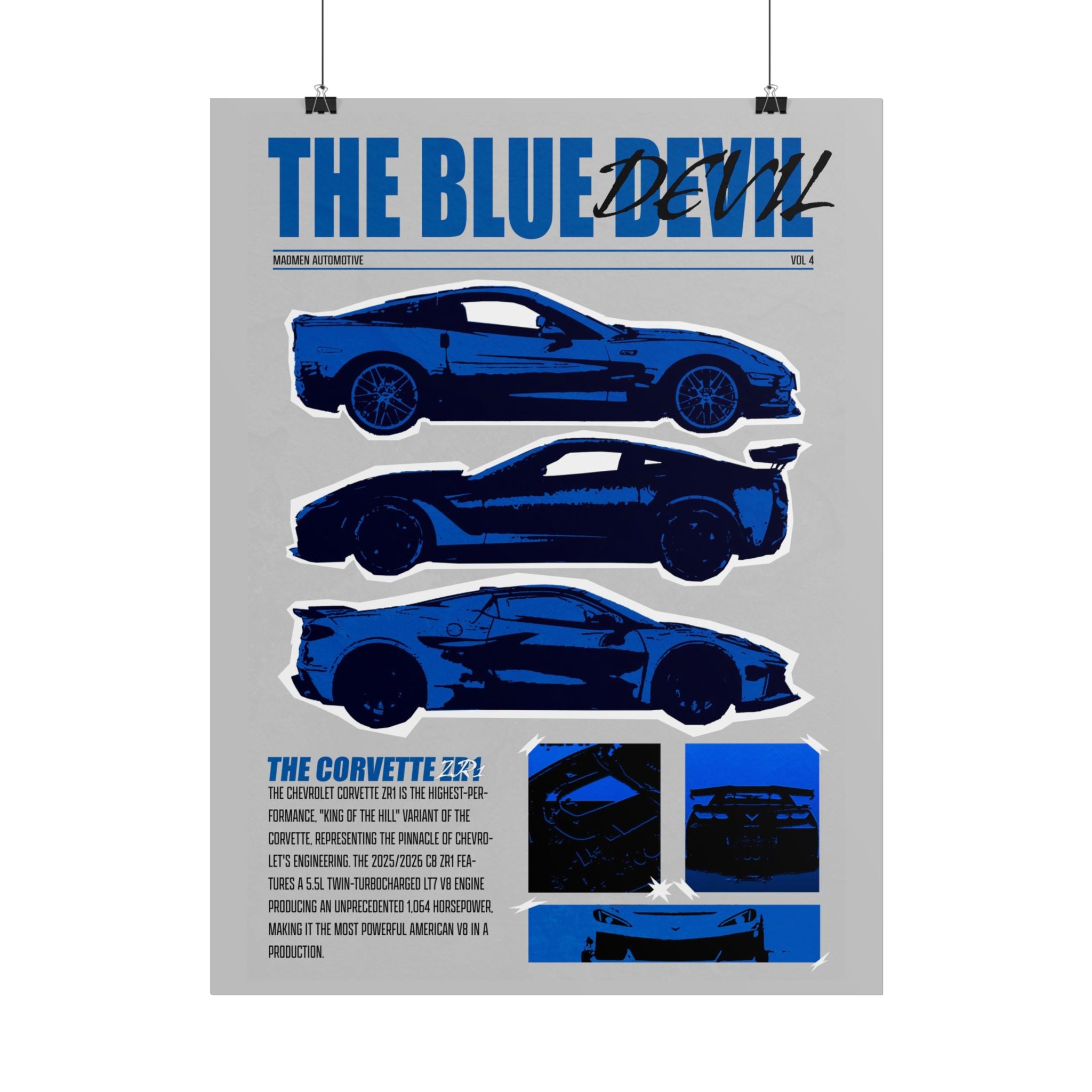 Corvette ZR1 Generate Poster (C6-C8)