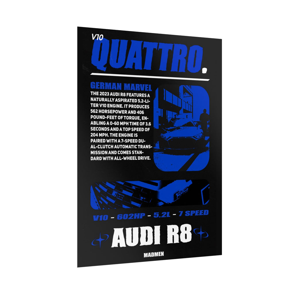 Audi R8 Poster