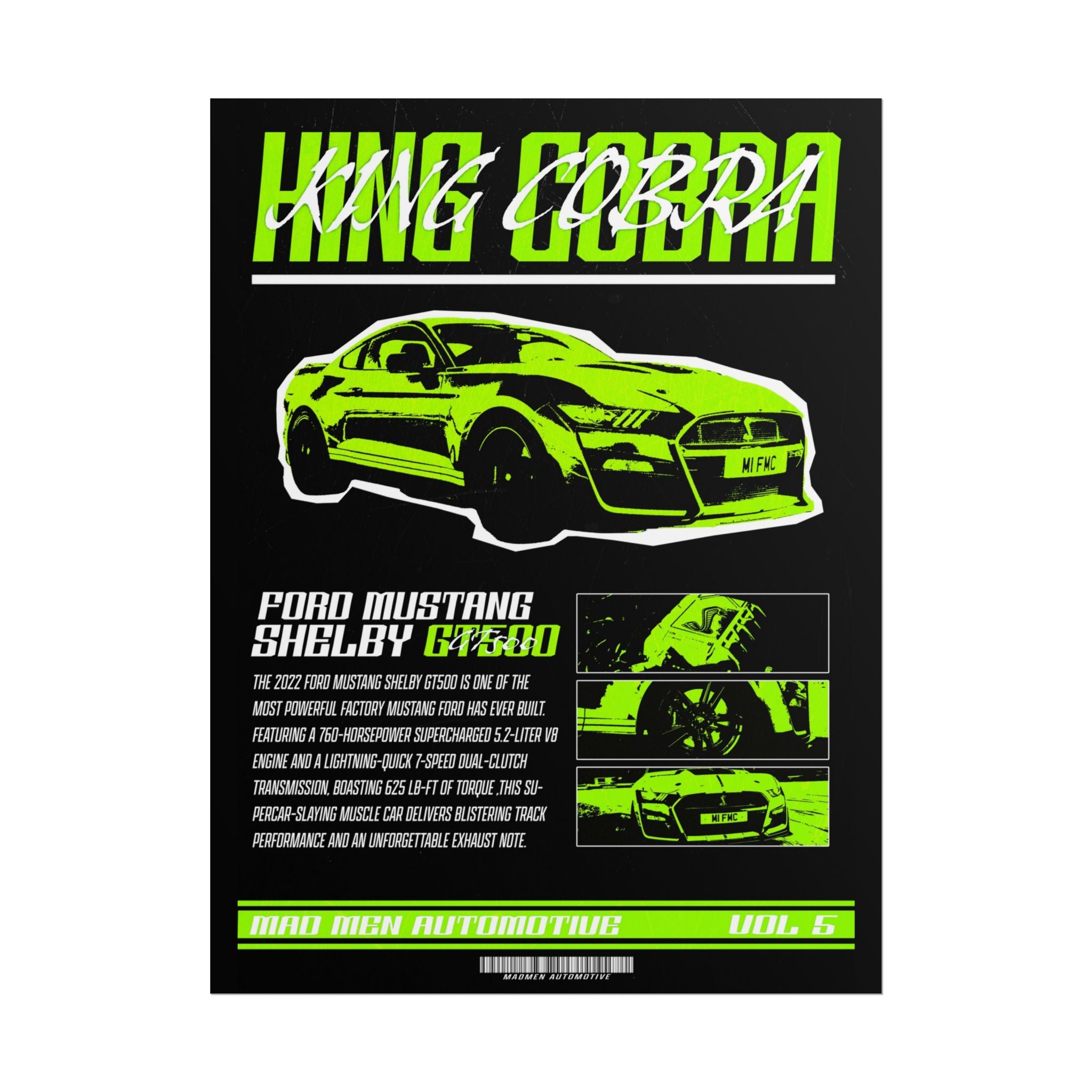 Ford Mustang Shelby GT500 Poster