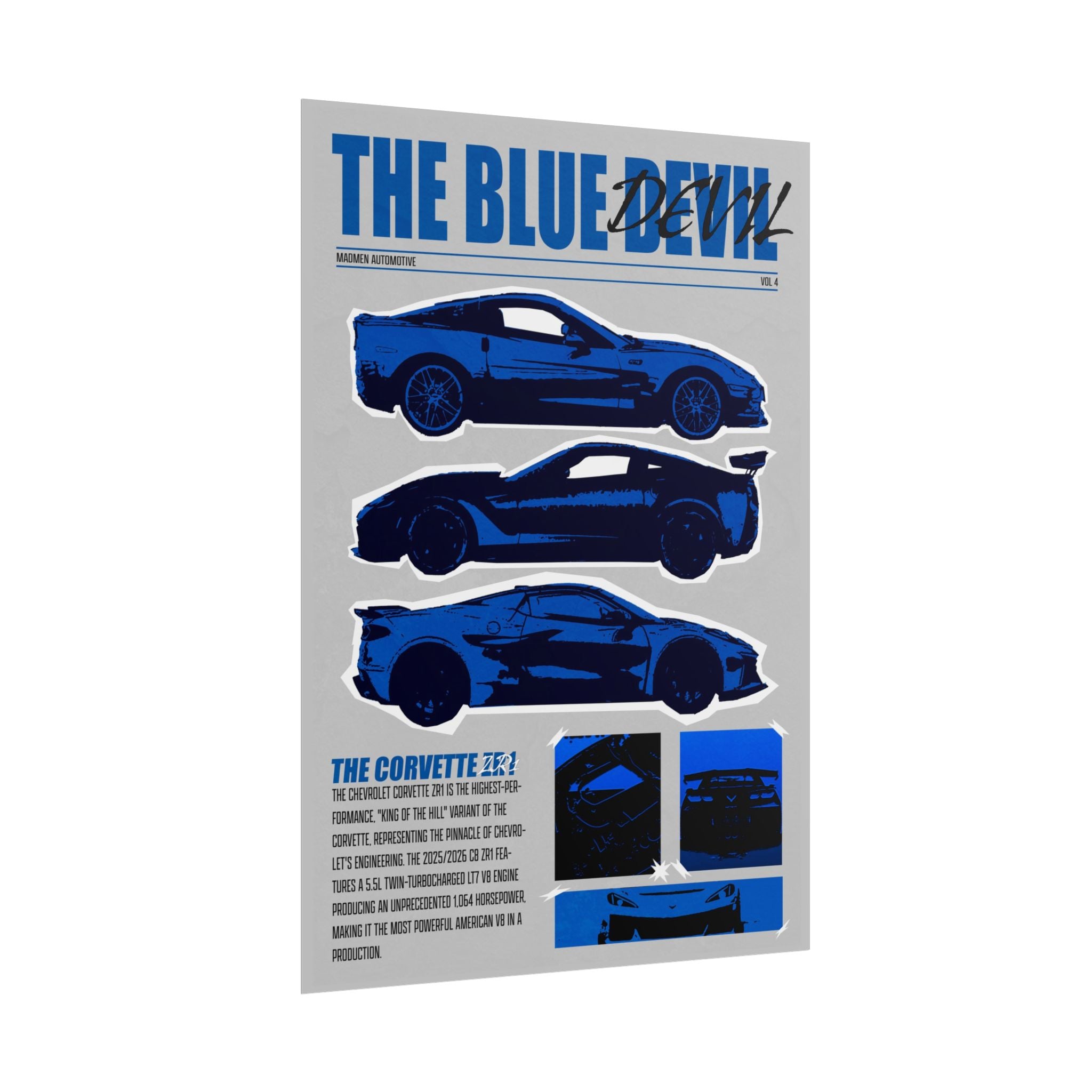 Corvette ZR1 Generate Poster (C6-C8)