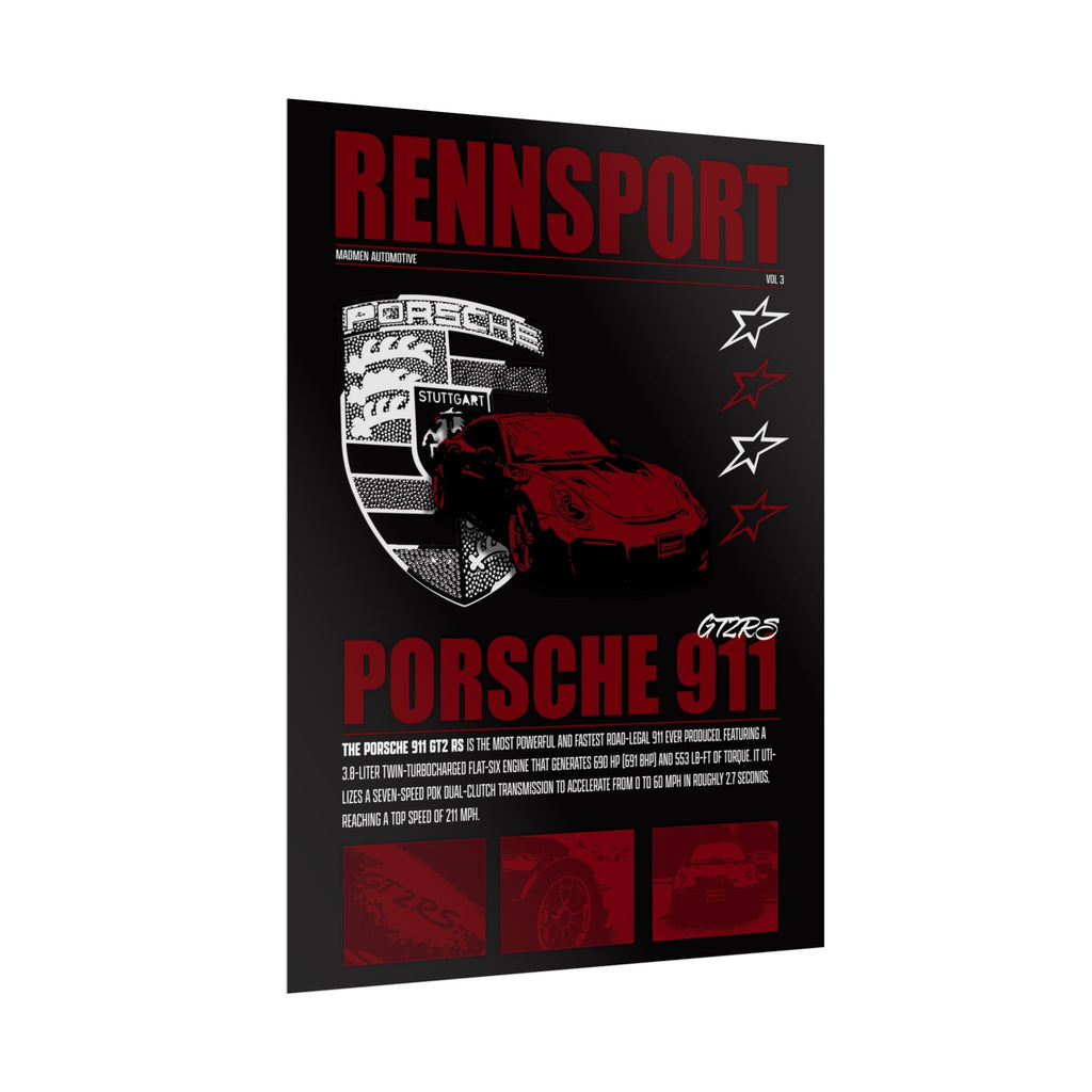 Porsche 911 GT2RS Poster
