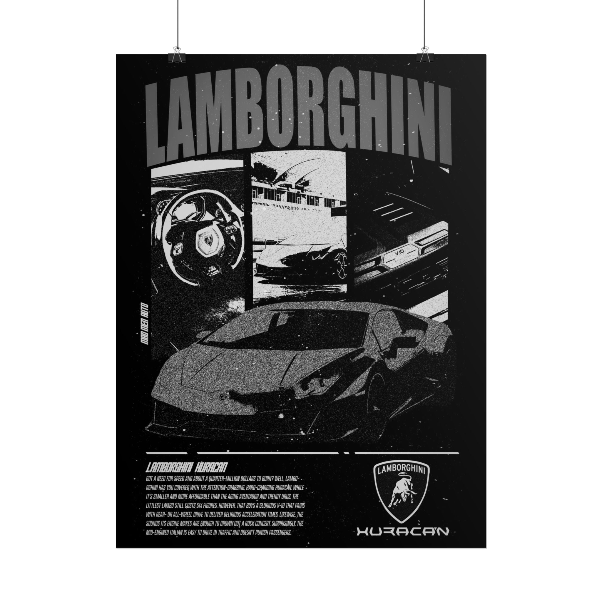 Lamborghini Huracan Poster