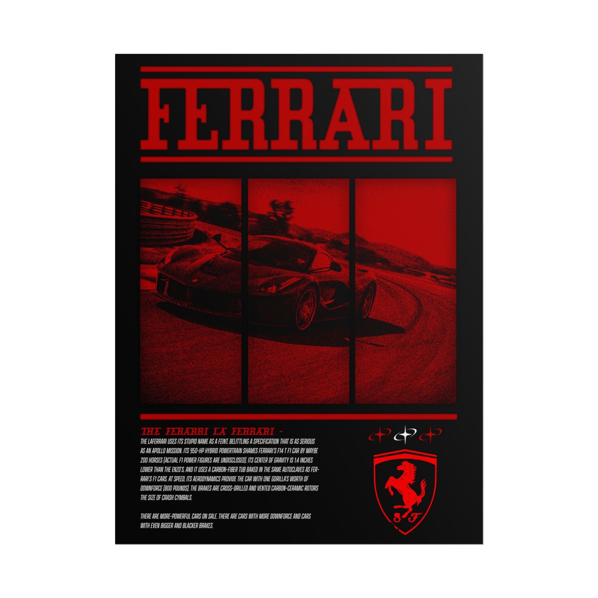 Ferrari LaFerrari Poster