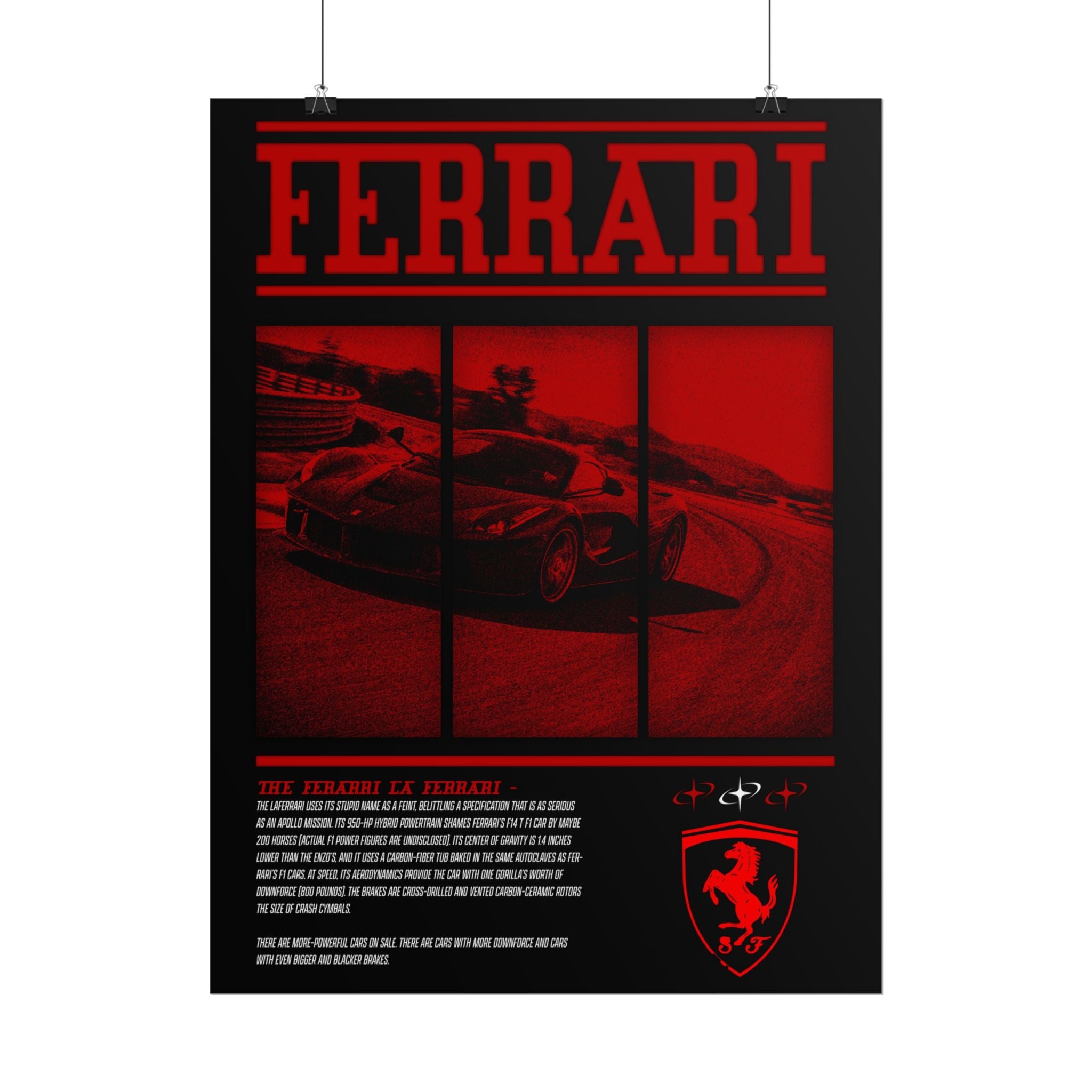 Ferrari LaFerrari Poster