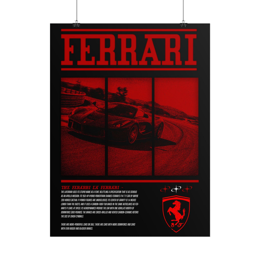 Ferrari LaFerrari Poster