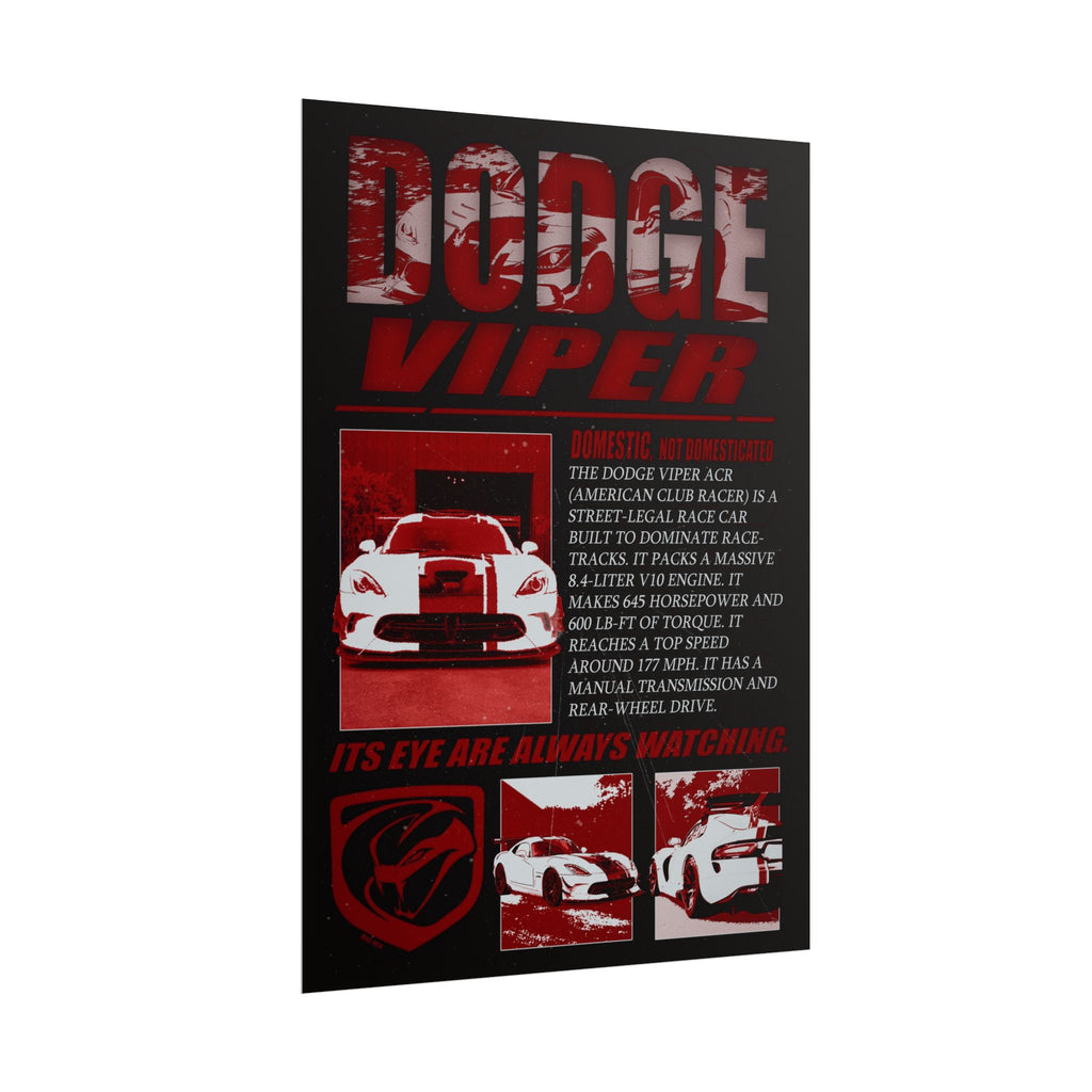 Dodge Viper Poster