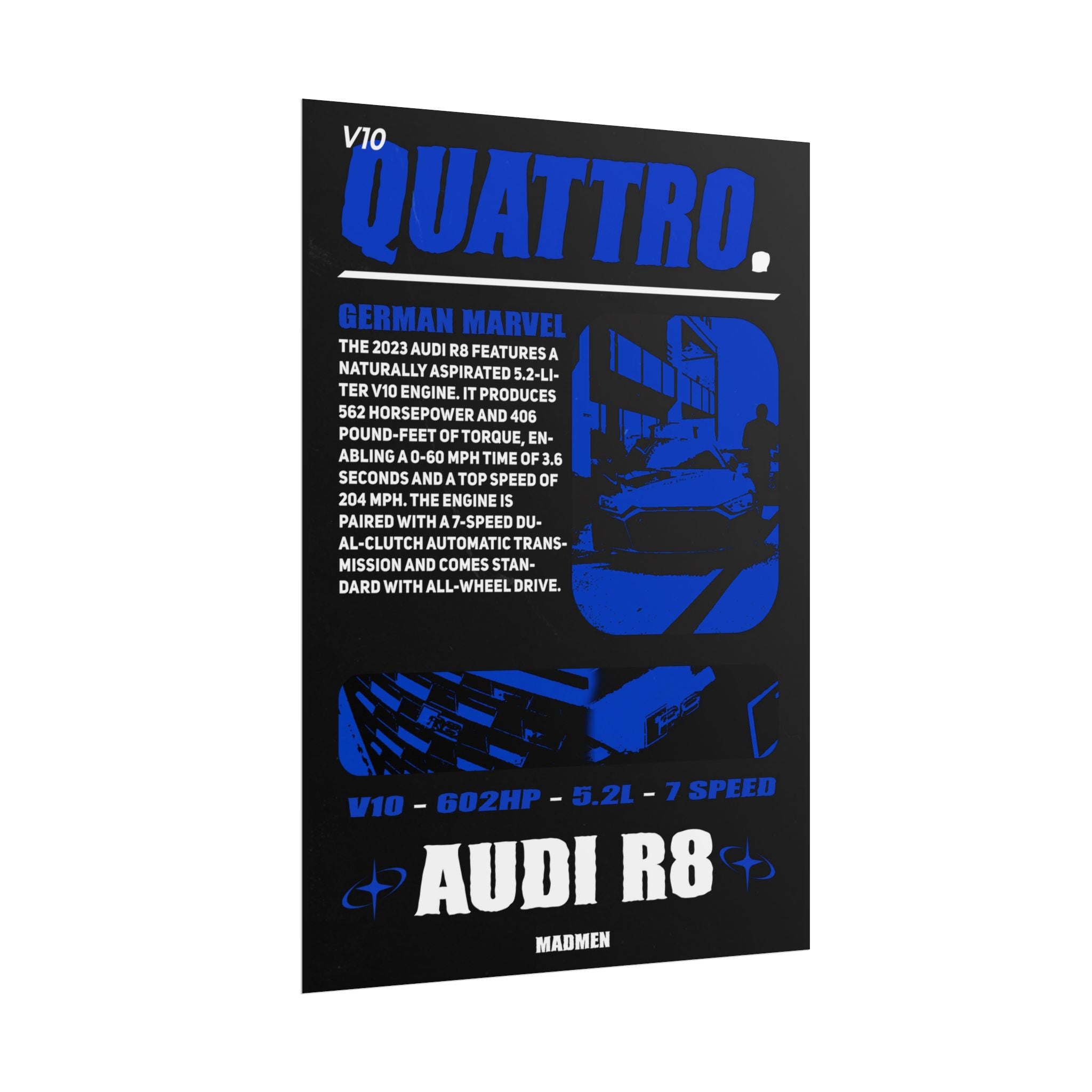 Audi R8 Poster