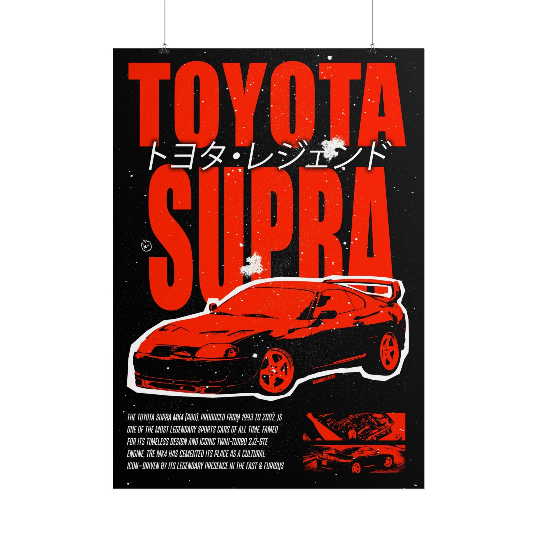 Toyota MK4 Supra Poster
