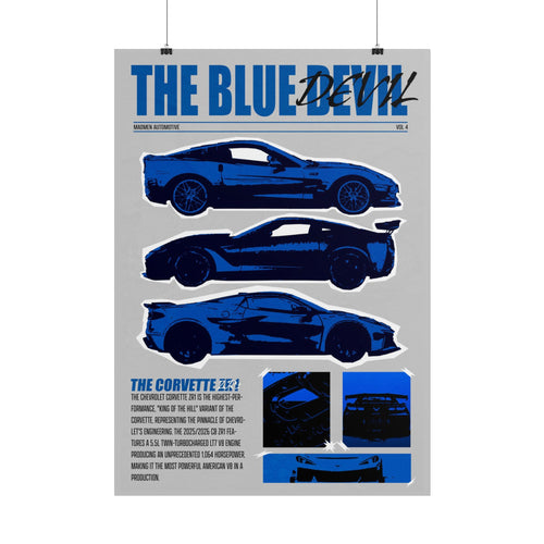Corvette ZR1 Generate Poster (C6-C8)