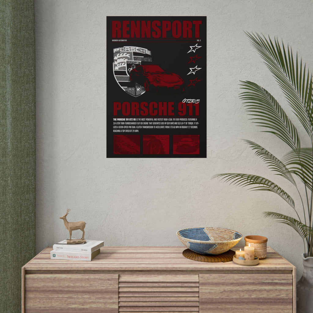 Porsche 911 GT2RS Poster