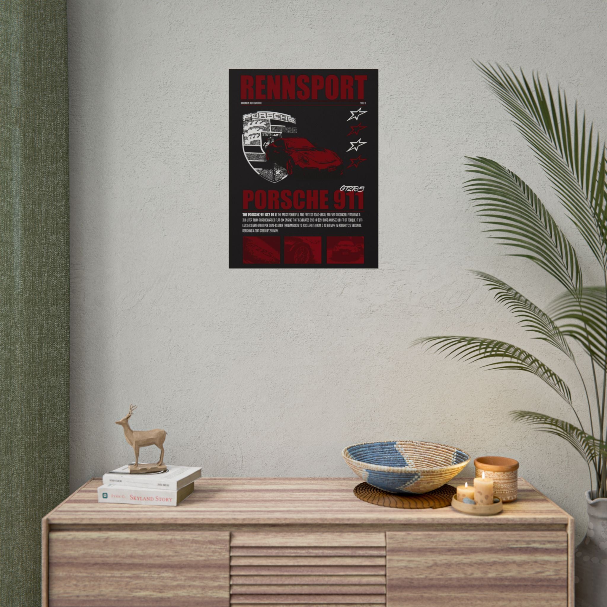 Porsche 911 GT2RS Poster