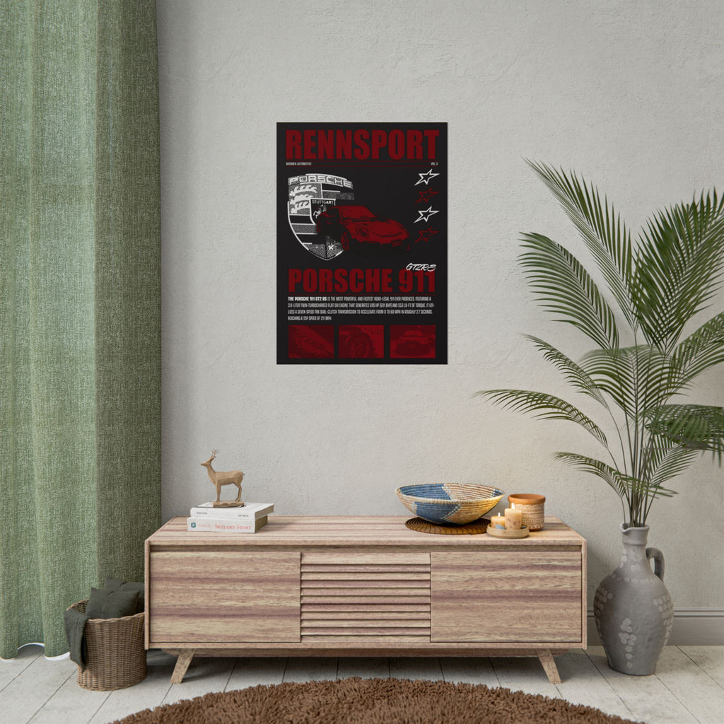 Porsche 911 GT2RS Poster