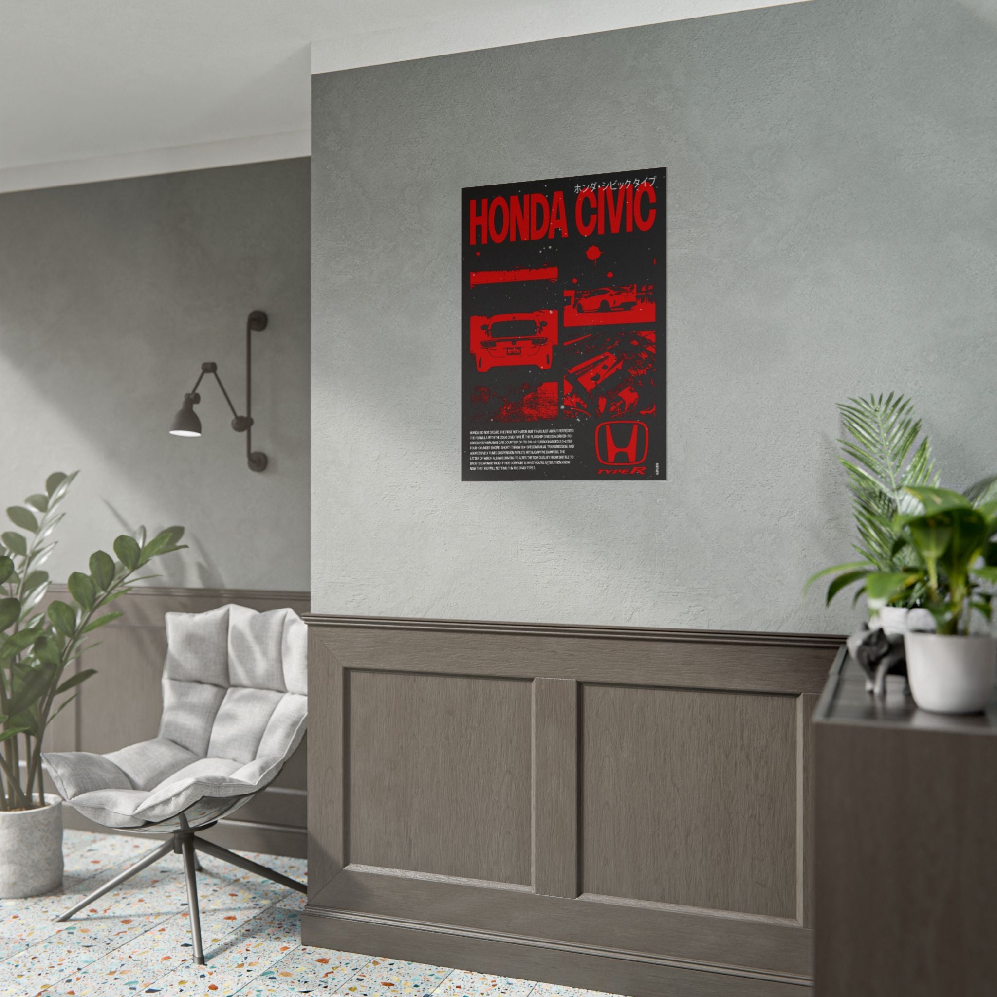 Honda Civic Type R Poster