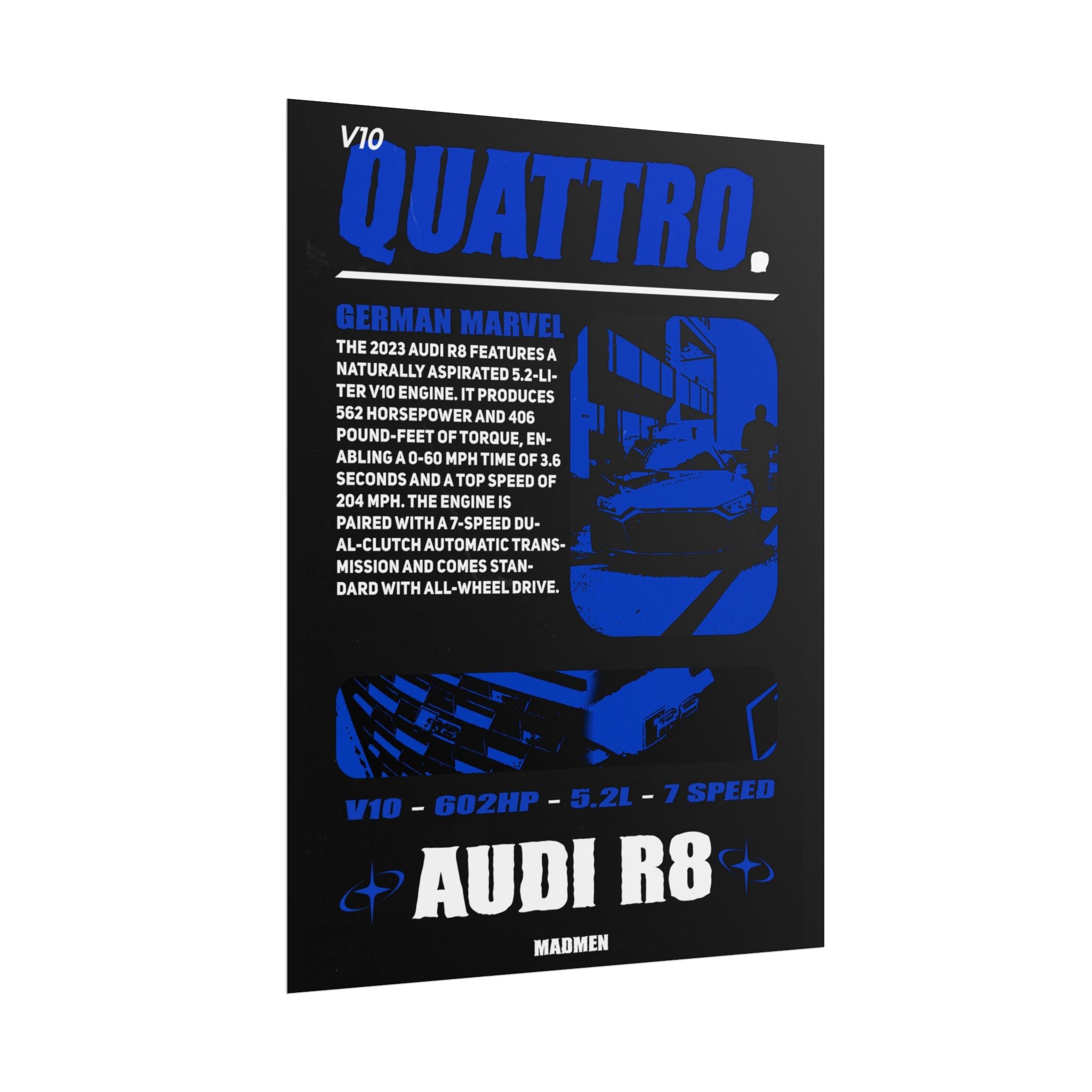 Audi R8 Poster