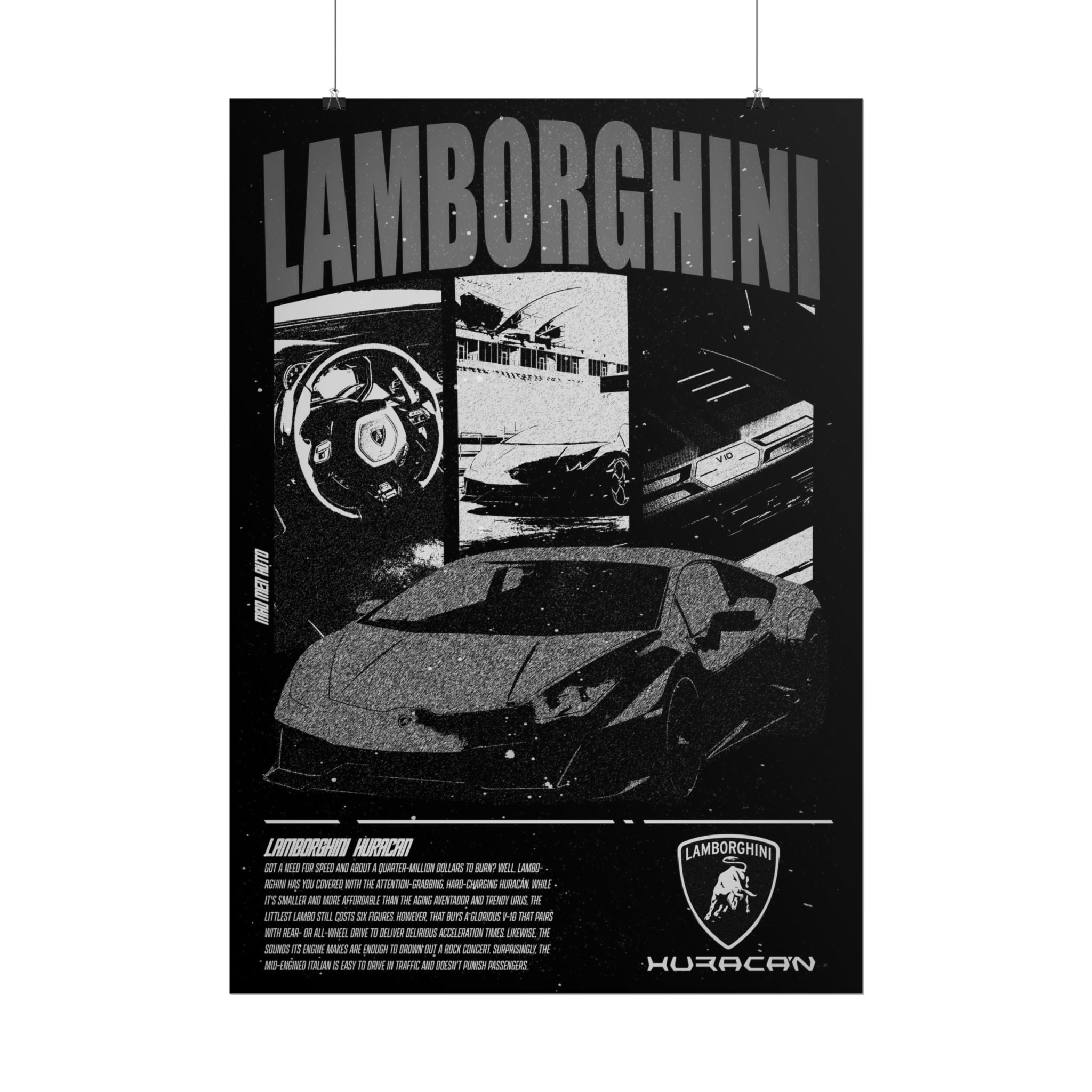 Lamborghini Huracan Poster