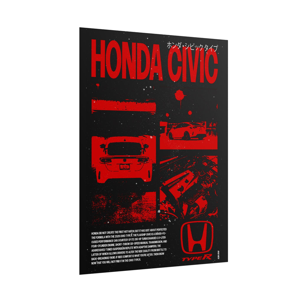 Honda Civic Type R Poster