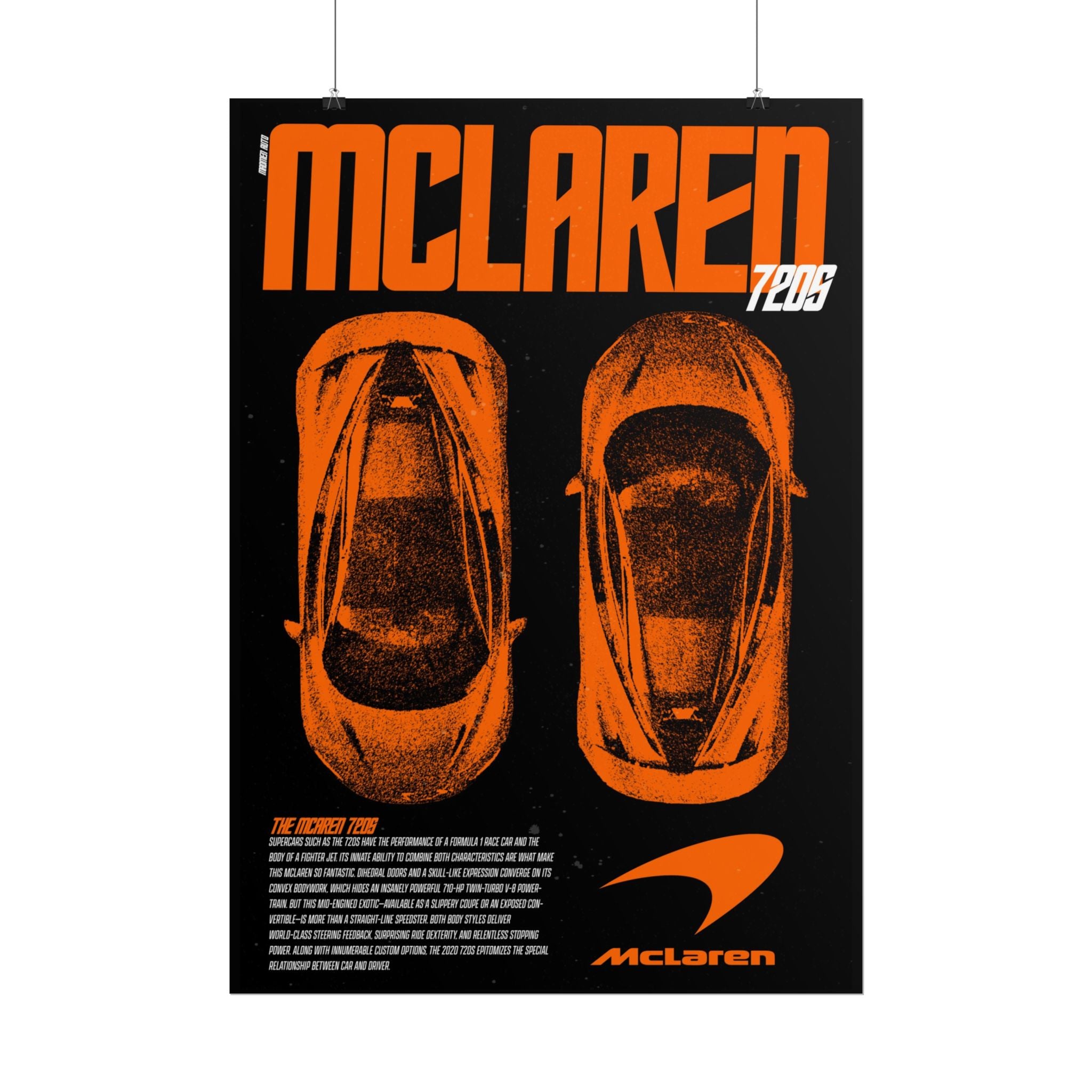McLaren 720s Poster