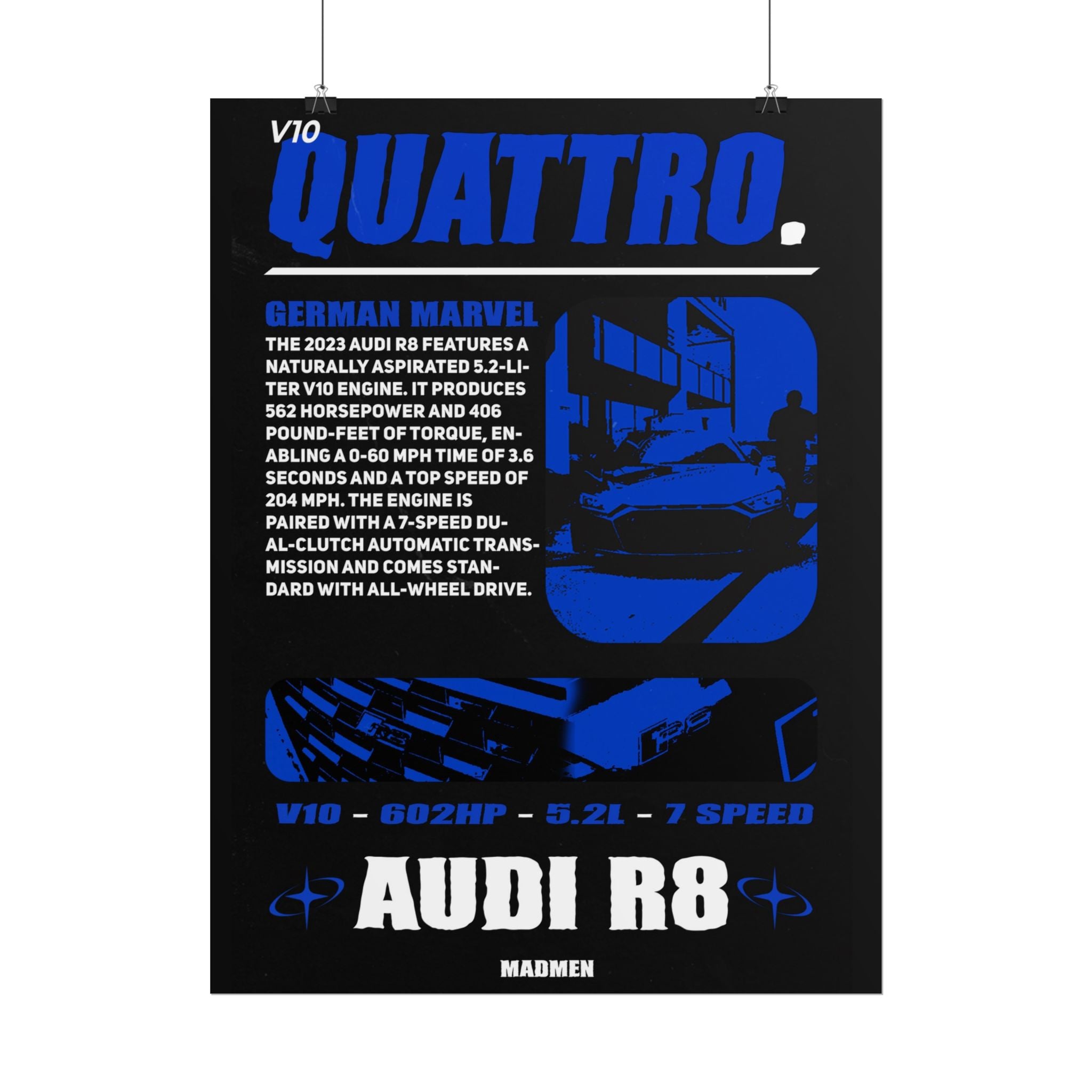 Audi R8 Poster