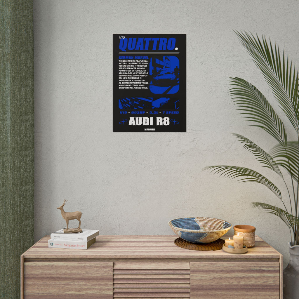 Audi R8 Poster