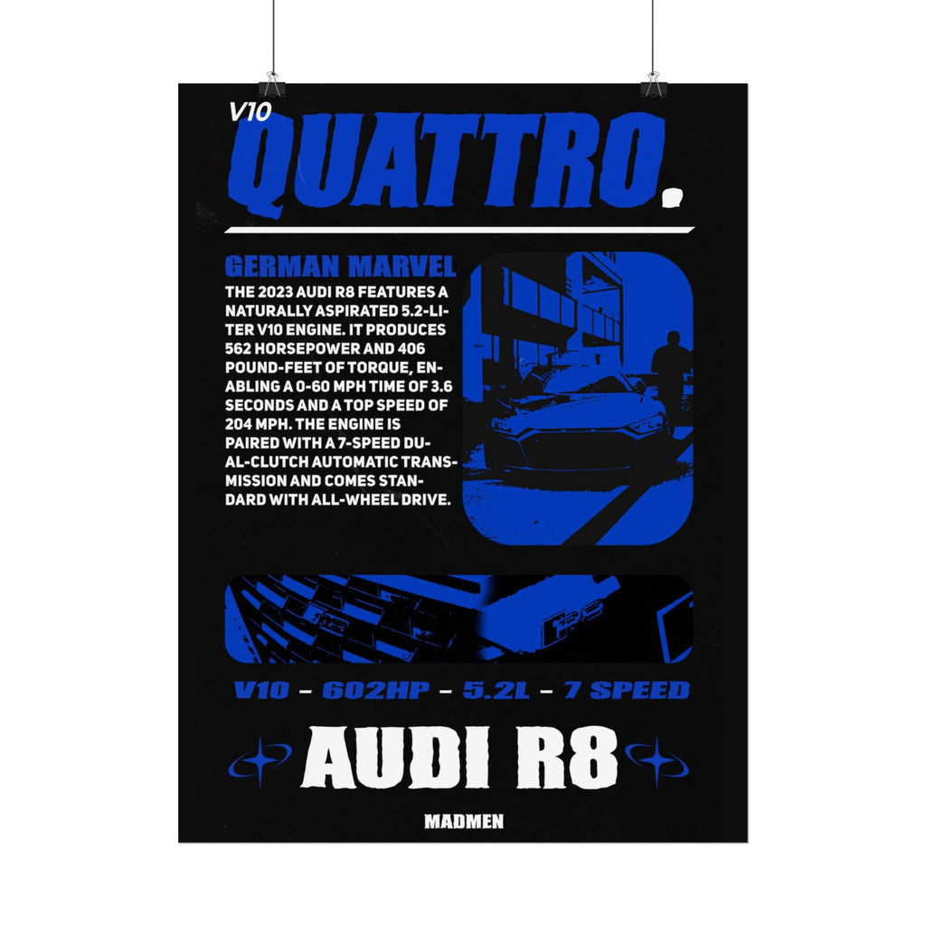 Audi R8 Poster